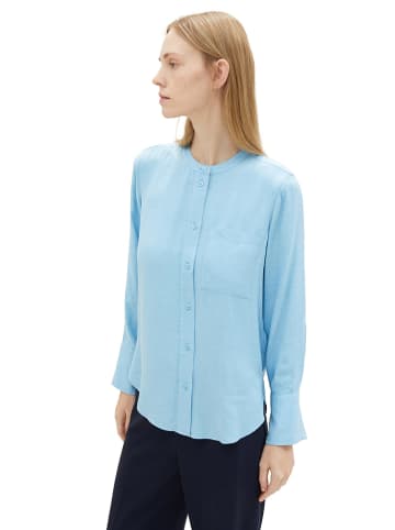 Tom Tailor Bluse in Hellblau