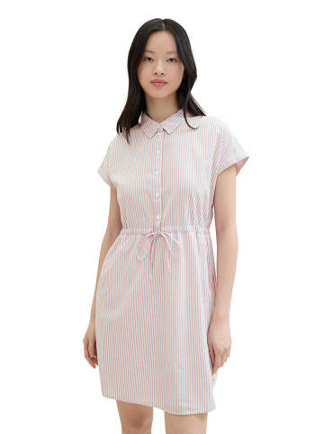 Tom Tailor Sukienka w kolorze niebiesko-czerwono-białym