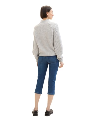 Tom Tailor Jeans-Caprihose in Dunkelblau