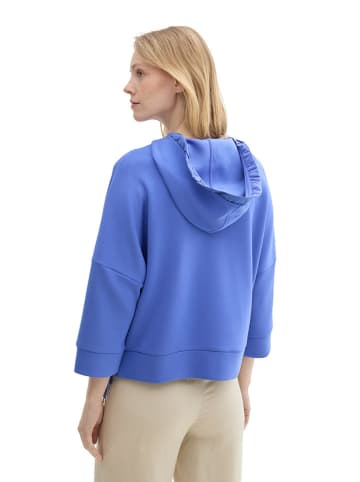 Tom Tailor Sweatjacke in Blau