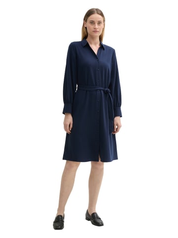 Tom Tailor Hemdkleid in Dunkelblau