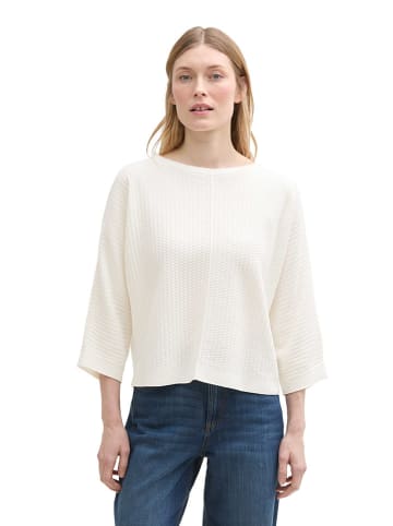 Tom Tailor Pullover in Creme