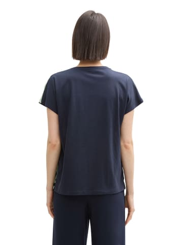 Tom Tailor Shirt in Grün/ Schwarz