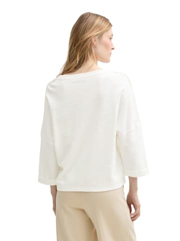 Tom Tailor Bluse in Creme