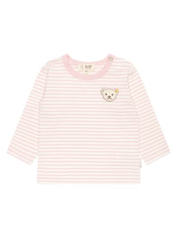 Steiff Longsleeve lichtroze/crème