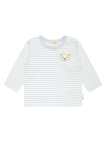 Steiff Longsleeve lichtblauw/crème