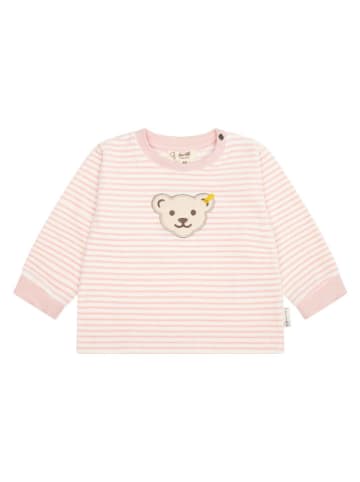 Steiff Sweatshirt lichtroze/crème
