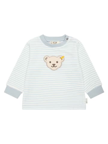 Steiff Sweatshirt crème/lichtblauw