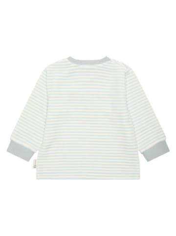 Steiff Sweatshirt in Creme/ Hellblau