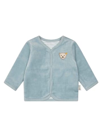 Steiff Vest lichtblauw/wit