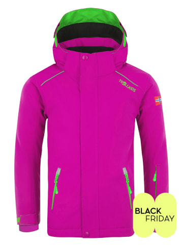 Trollkids Kurtka narciarska "Holmenkollen Pro" w kolorze różowym