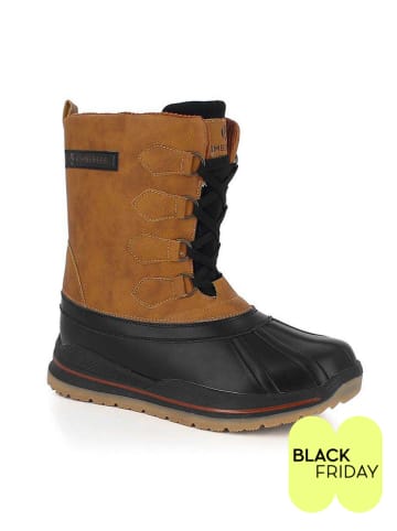 Kimberfeel Kozaki zimowe "Noham" w kolorze brązowo-czarnym