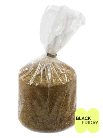 SiL Interiors Stumpenkerze in Gold - 210 g