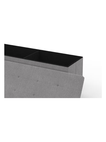 IDOMYA Essentials Opbergbank "Loan" grijs - (B)100 x (H)45 x (D)37 cm