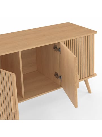 IDOMYA Essentials Sideboard "Faustine" in Hellbraun - (B)110 x (H)60 x (T)40 cm