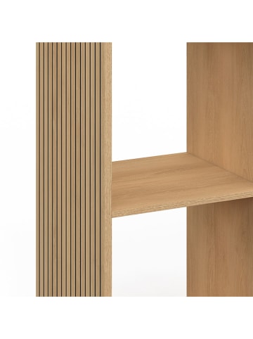 IDOMYA Essentials Regał stojący "Faustine" w kolorze jasnobrązowym - 88 x 88 x 30 cm