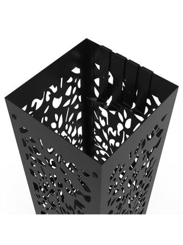 IDOMYA Essentials Stojak w kolorze czarnym na parasole - 15,5 x 45 x 15,5 cm