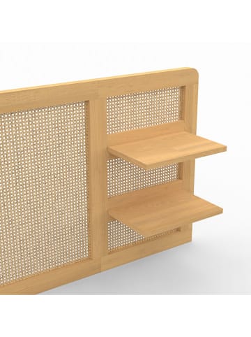 IDOMYA Essentials Bedhoofdbord "Eve" beige - (B)240 x (H)64 cm