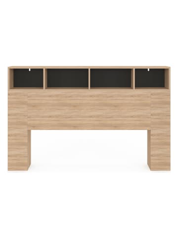 IDOMYA Essentials Bedhoofdbord "Léo" beige - (B)165 x (H)105 cm