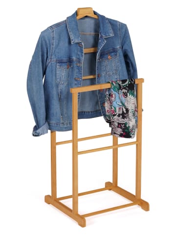 IDOMYA Essentials Kleiderständer "Maya" in Hellbraun - (B)47,5 x (H)97 x (T)36 cm