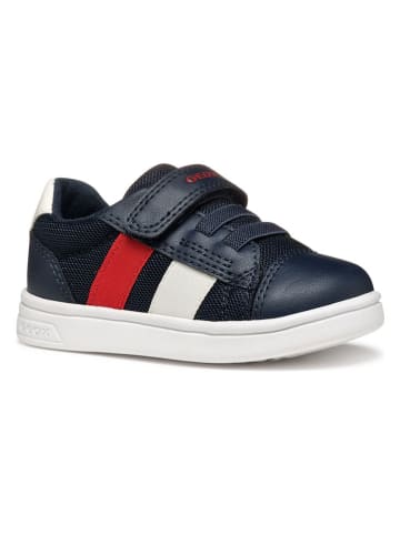 Geox Sneakersy "DJRock" w kolorze biało-granatowo-czerwonym