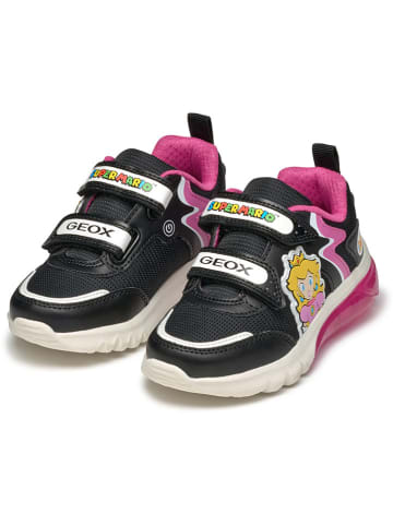 Geox Sneakers "Ciberdron" in Schwarz/ Pink