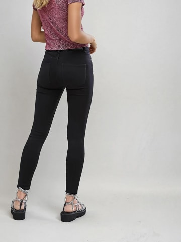 Monki Spijkerbroek - slim fit - zwart