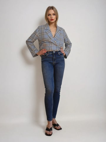 Monki Dżinsy - Skinny fit - w kolorze granatowym