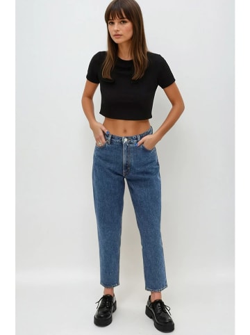 Monki Spijkerbroek - regular fit - blauw