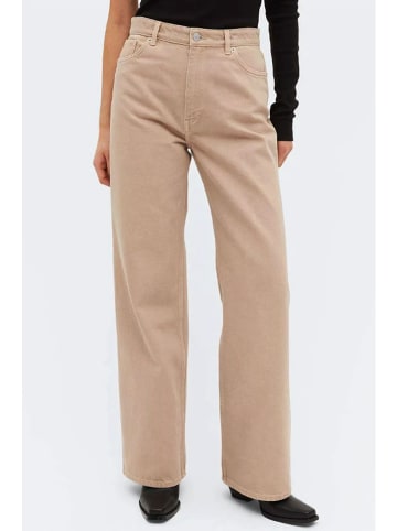 Monki Spijkerbroek - comfort fit - beige