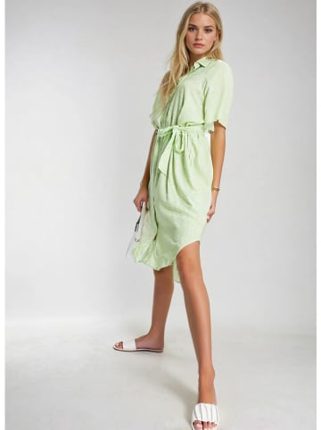Monki Sukienka w kolorze jasnozielonym