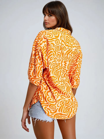 Monki Koszula w kolorze pomarańczowym