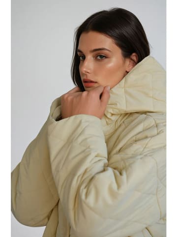 Monki Steppmantel in Beige