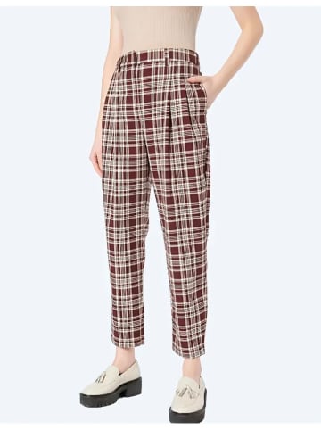 Monki Broek bruin/wit