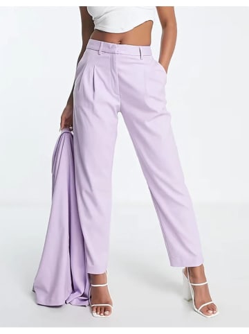 Monki Spodnie w kolorze lawendowym