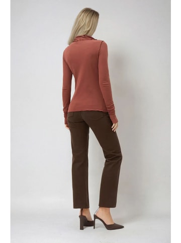 Weekday Longsleeve in Hellbraun