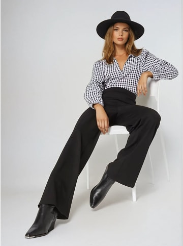 Monki Bluse in Schwarz/ Weiß