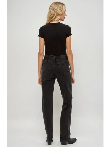 Monki Jeans - Regular fit - in Schwarz
