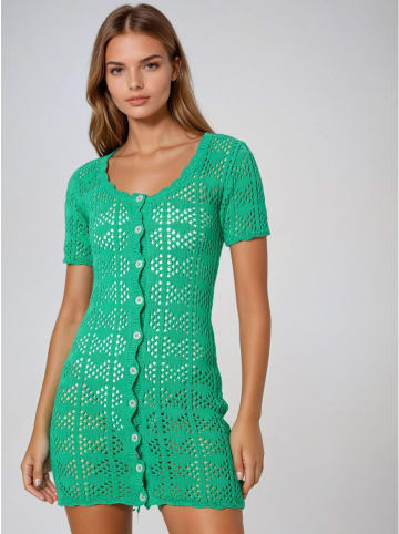 Monki Sukienka w kolorze zielonym