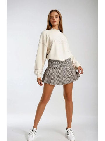 Monki Rok zwart/crème