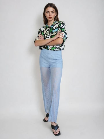 Monki Broek lichtblauw