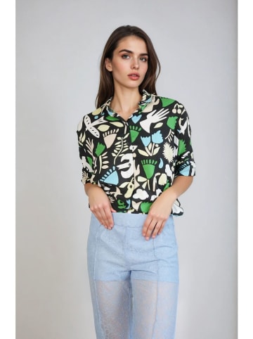 Monki Broek lichtblauw