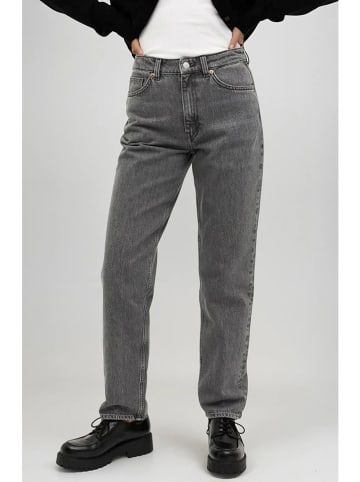 Monki Spijkerbroek - regular fit - grijs