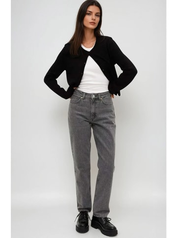 Monki Spijkerbroek - regular fit - grijs