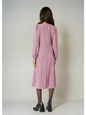 Monki Jurk lichtroze/zwart