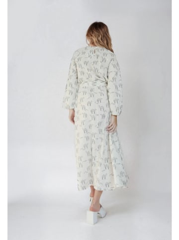 Monki Jurk wit/zwart