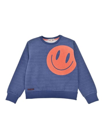 Bondi Sweatshirt "Smile" in Blau