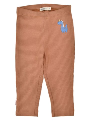 Bondi Legginsy "Dino" w kolorze jasnobrązowym