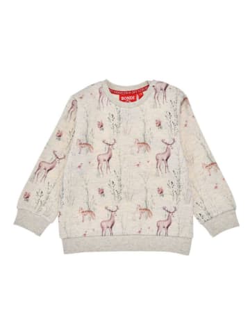 Bondi Sweatshirt 'Hirschallover' in Beige