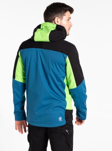 Dare 2b Kurtka softshellowa "Mountaineer" w kolorze niebiesko-czarno-zielonym